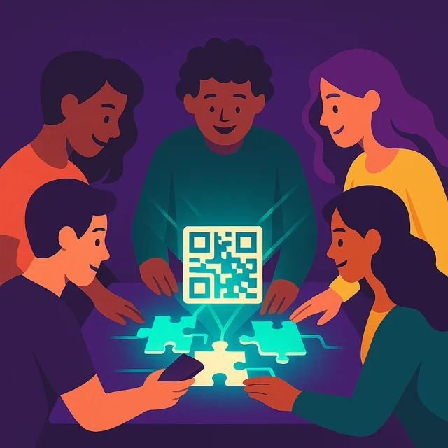 Team Collaboration - Real-time team formation and puzzle solving together